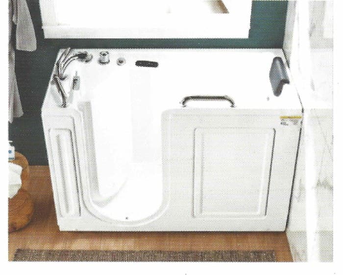 BS-30 walk-in bathtub with side door visible — Walk-In Bathtubs